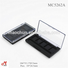 MC5262A 5 Colors clear lid empty eyeshadow palette case, eye shadow case